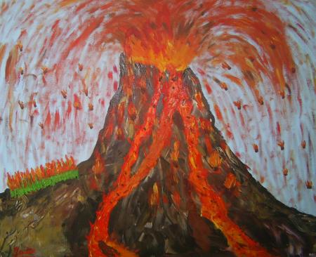 le volcan de la colére
